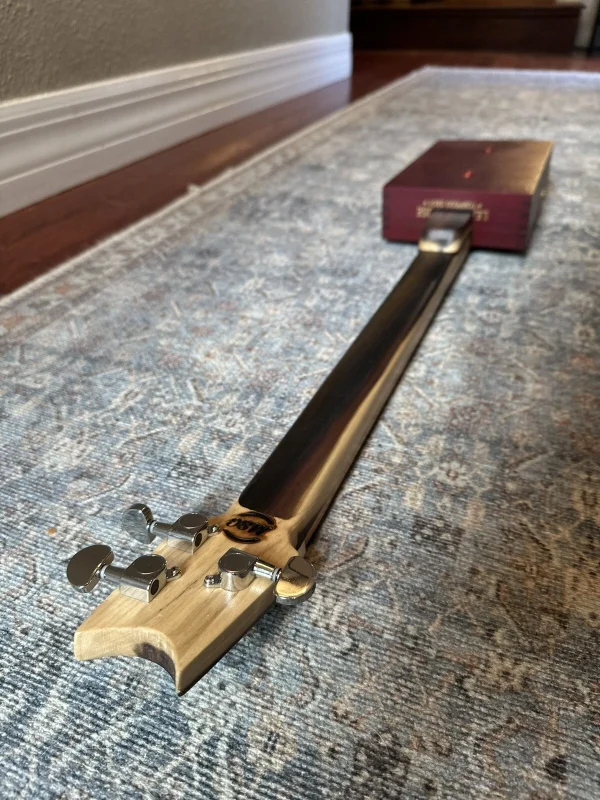 3-String Leather Rose Guitar - Image 4
